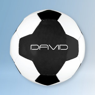 Your Name Cool Stylised Customisable Text Soccer Ball