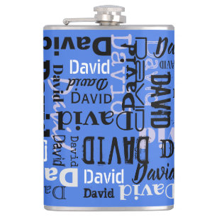 Your NAME Customisable Flask Alcohol Drinkware