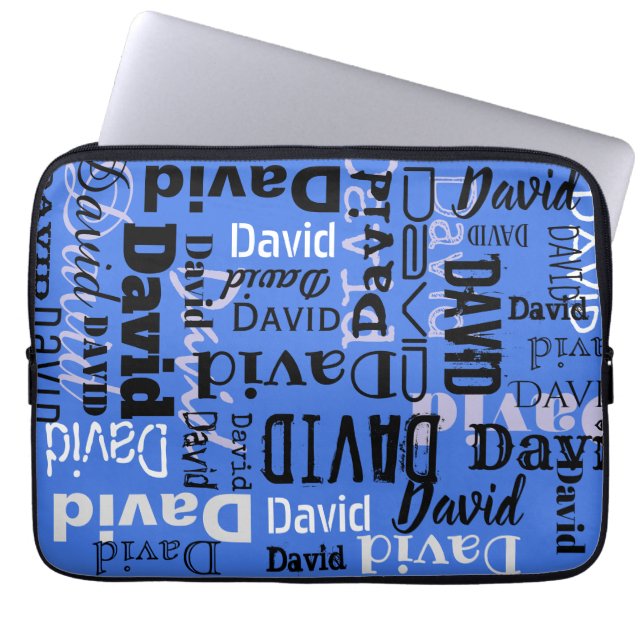 YOUR NAME Customisable Laptop Case Cover (Front)