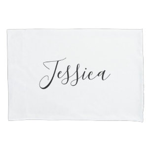 Your Name   Elegant Script Pillowcase
