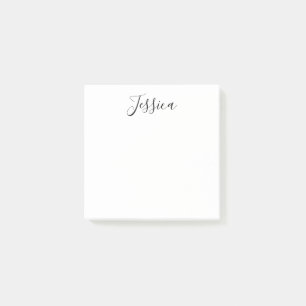 Your Name   Elegant Script Post-it Notes