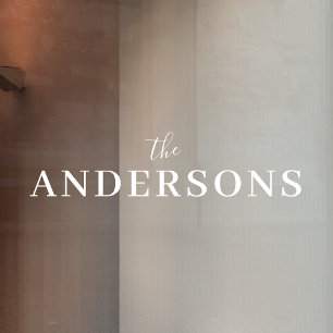 Your Name Elegant White Home Entrance Door