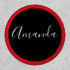 Your Name | Elegant White Script on Black Clothing