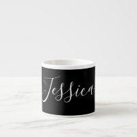 Your Name | Elegant White Script on Black