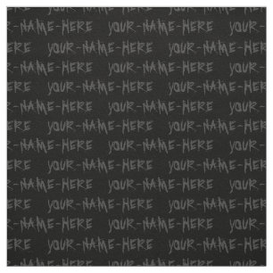 Your Name Fabric Personalised Name Fabrics