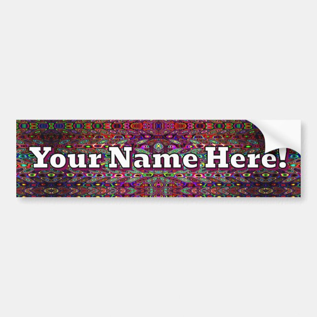 Your Name Here! Bumper Sticker (Front)