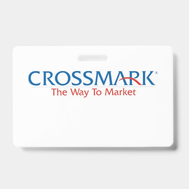 your name here crossmark ID badge (Front)