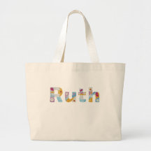 Your name in artsy floral letters / Ruth