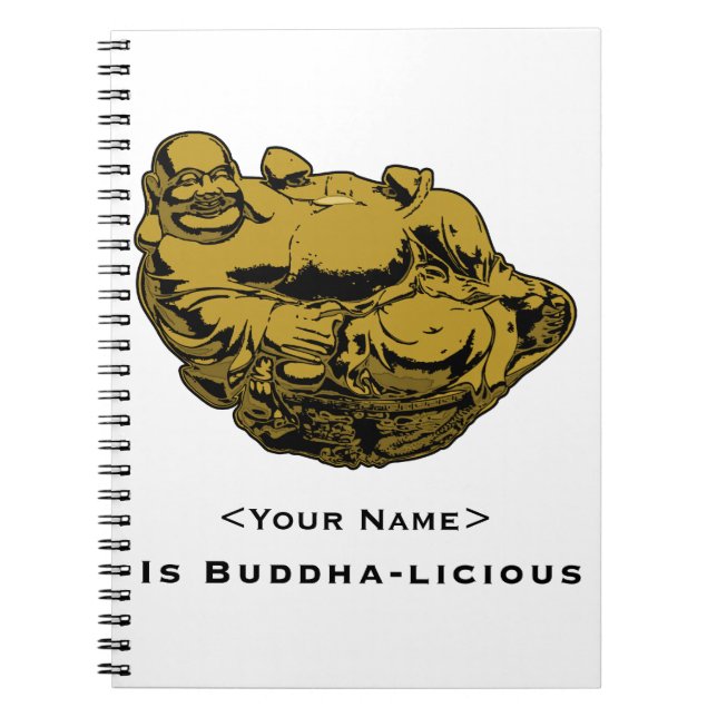 <Your Name> Is Buddha-lcious Notebook (Front)