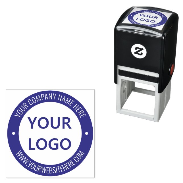 Your Name Logo Website Colours Professional Stamp (In Situ)