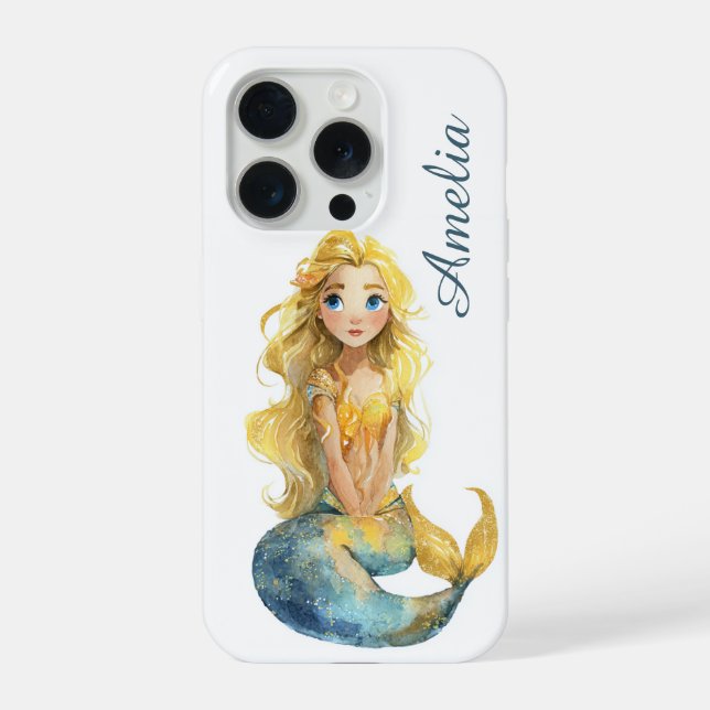 Your Name Mermaid  iPhone Case (Back)