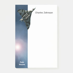 Your name, Military plane, Avro Vulcan Post-it Notes