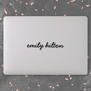 Your Name Modern Handwritten Laptop