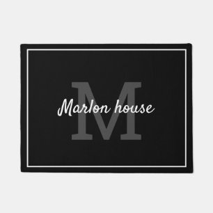 Your name monogrammed doormat