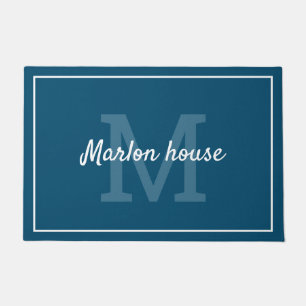 Your name monogrammed doormat