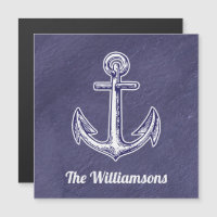 Your Name Nautical Blue Cabin Door Marker Cruise