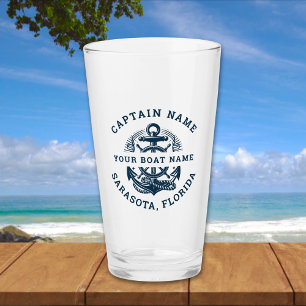 Your Name of Boat Anchor Glass