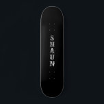 Your Name on a Skateboard<br><div class="desc">If you need help,  tell me what you want in the comment box below and I will make it for you in any color font and the font of your choice. extreme sports shaun</div>