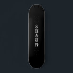 Your Name on a Skateboard<br><div class="desc">If you need help,  tell me what you want in the comment box below and I will make it for you in any color font and the font of your choice. extreme sports shaun</div>