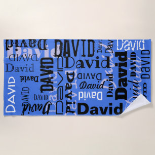 YOUR NAME ON A TOWEL Customisable Beach Towel