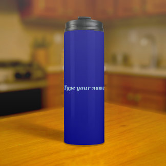 Your Name on Blue Tumbler