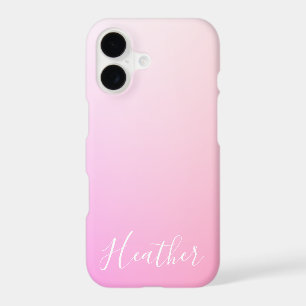 Your Name or Word Pink Ombre Gradation