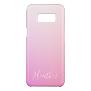 Your Name or Word   Pink Ombre Gradation Case-Mate Samsung Galaxy S8 Case