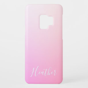 Your Name or Word   Pink Ombre Gradation Case-Mate Samsung Galaxy S9 Case