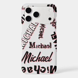 Your name pattern monogram rose colour shadow