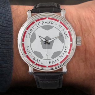 Your Name plus Football Team Name Watch