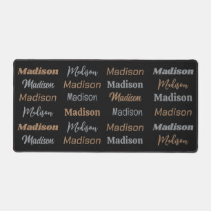 YOUR Name Repeating custom Desk Mat