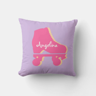 Your Name Roller Skates Quad Derby Skater Gift Cushion