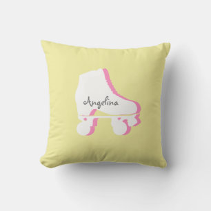 Your Name Roller Skates Quad Derby Skater Gift Cushion