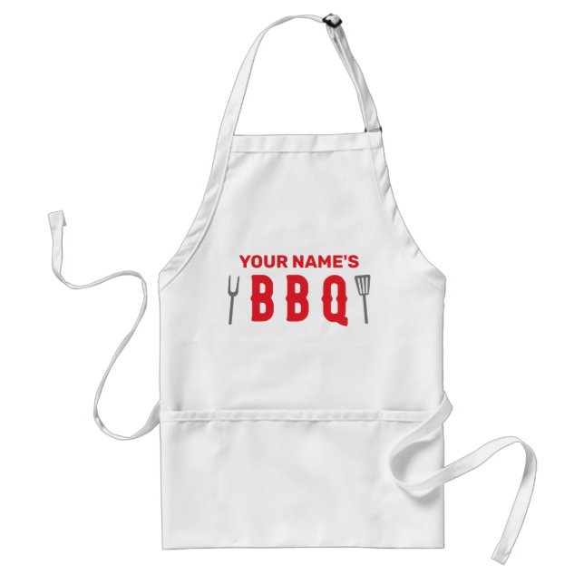 Your Name’s Bbq Standard Apron (Front)