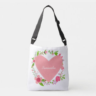Your Name(s) in a Heart custom bags