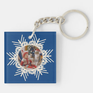 [Your name]'s Poiluna Christmas Square Key Ring