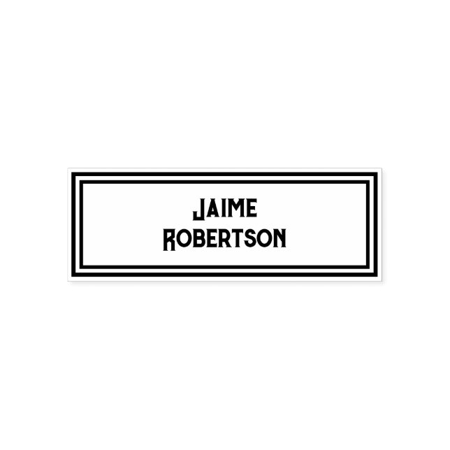 Your Name Self-inking Stamp (Design)