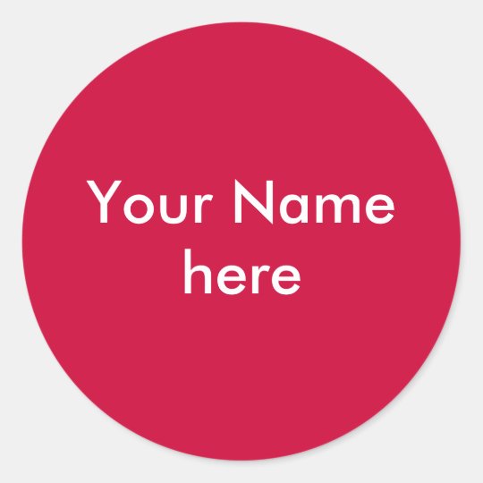 Your Name Sticker Create your Own | Zazzle.com.au