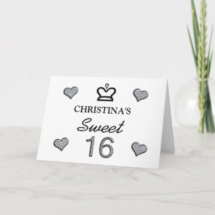 Your Name Sweet Sixteen In Diamonds Invitation
