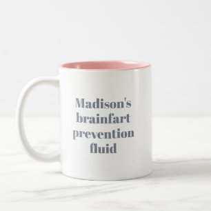 Your Name / Text Funny Two-Tone Coffee Mug