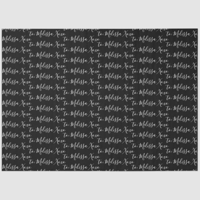 Your Name  Tissue Paper (Front)