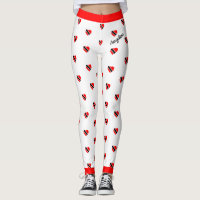 (Your Name) Trinidad Flag Hearts on (Your Colour)