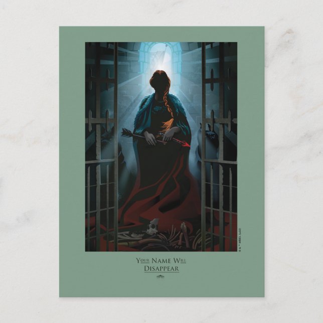 Your Name Will Disappear Postcard (Front)