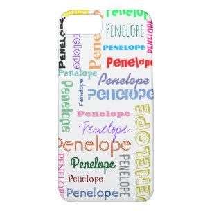 Your Name Word Cloud Fun Fonts Typography iPhone 8/7 Case