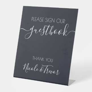 Your Names: Simple Calligraphy Sign Guestbook