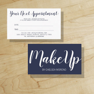 Your next appointment - Reminder - Midnight Blue Card