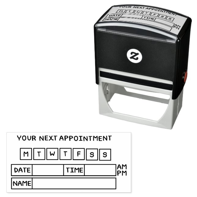 Your Next Appointment Self-inking Stamp (In Situ)