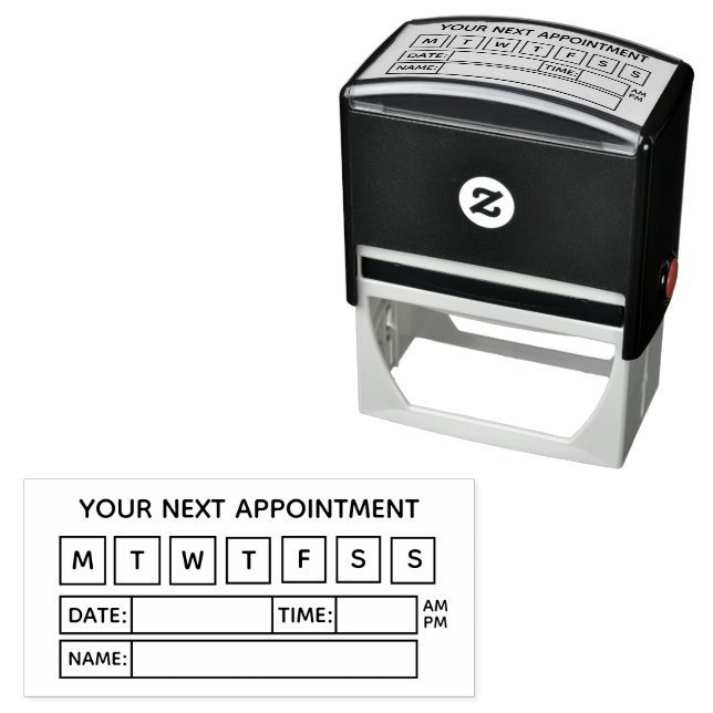 Your Next Appointment Self-inking Stamp (In Situ)