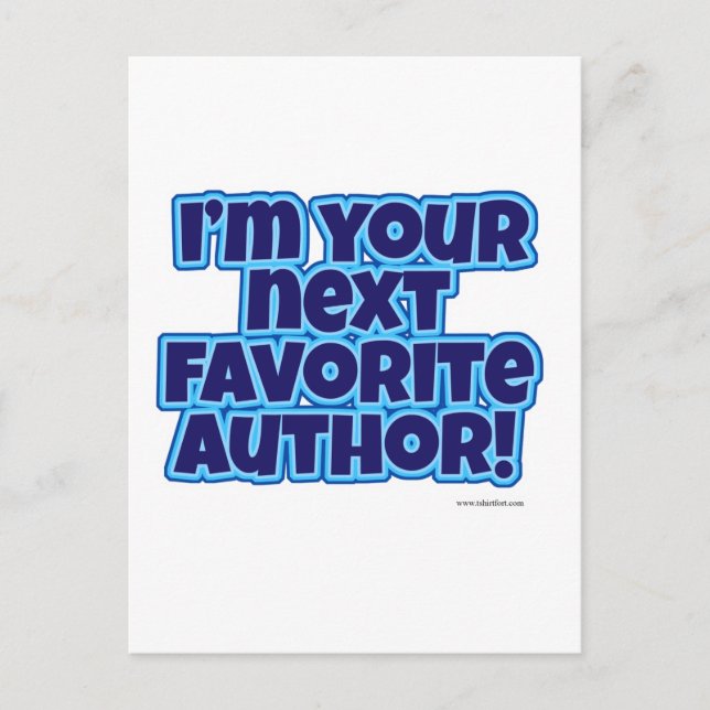 Your Next Favourite Author Postcard (Front)