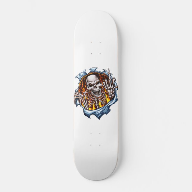 Your Number One Skeleton Skateboard (Front)